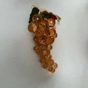 Vintage Amber Grape Cluster Decor